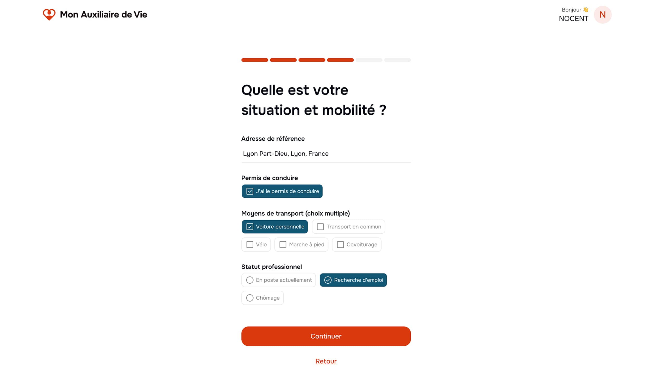 Place de rencontre entre auxiliaire de vie et recruteurs — vue 2