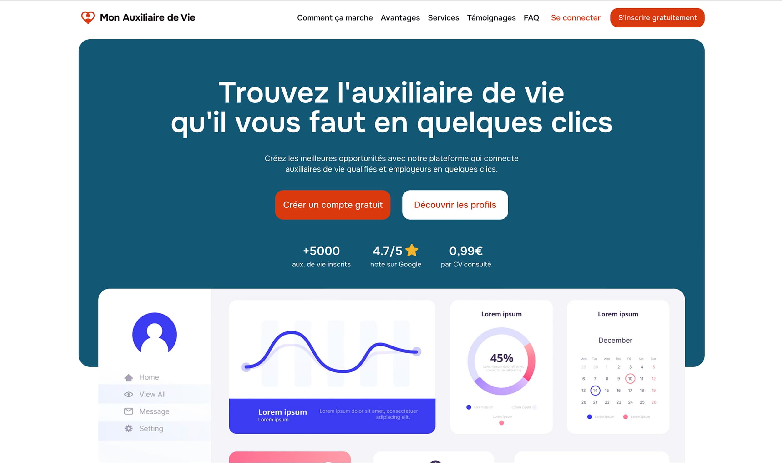 Place de rencontre entre auxiliaire de vie et recruteurs — vue 4