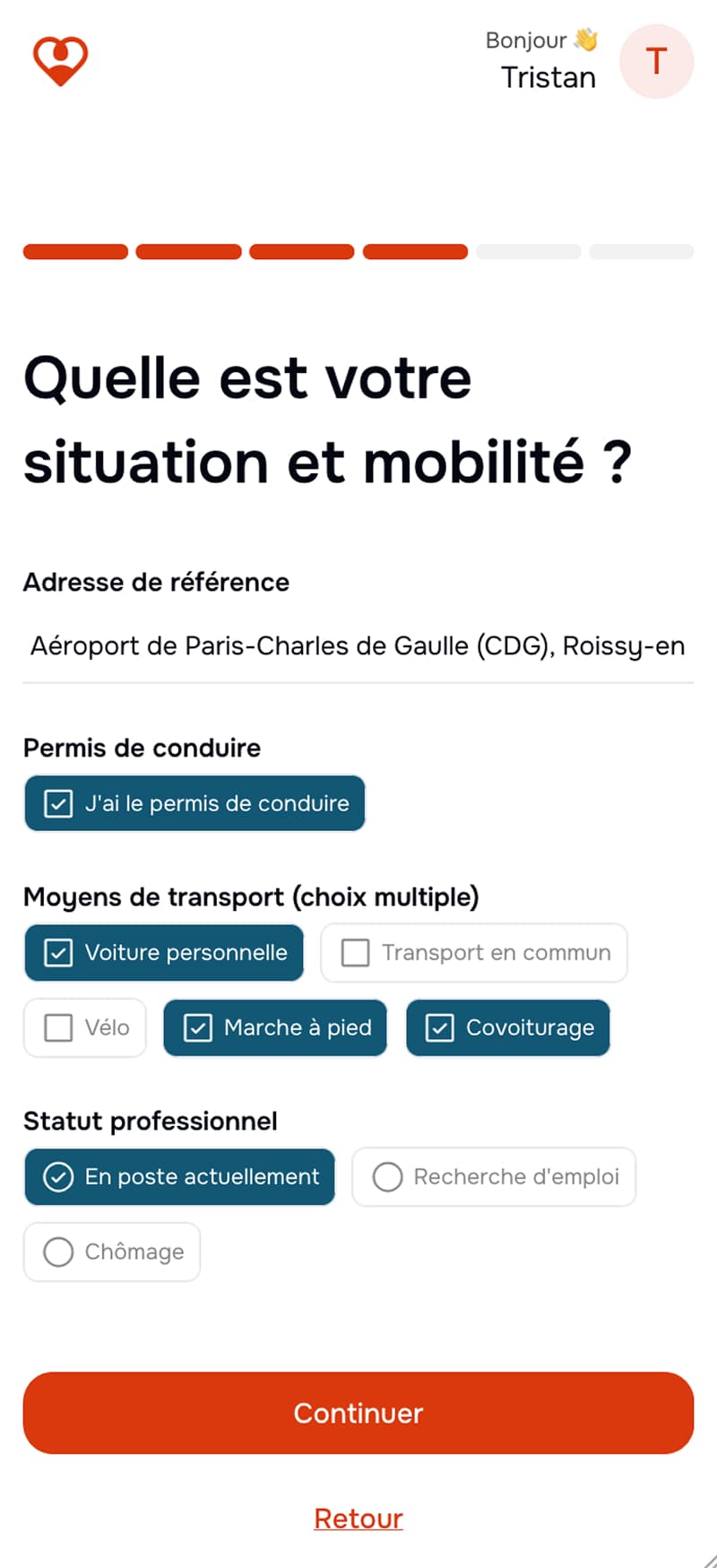 Place de rencontre entre auxiliaire de vie et recruteurs — vue mobile 1