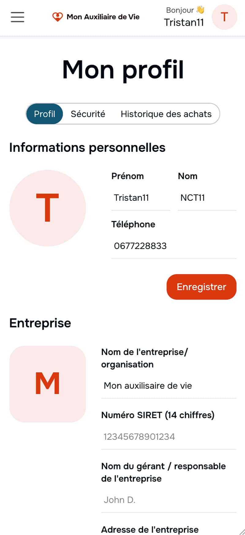 Place de rencontre entre auxiliaire de vie et recruteurs — vue mobile 7