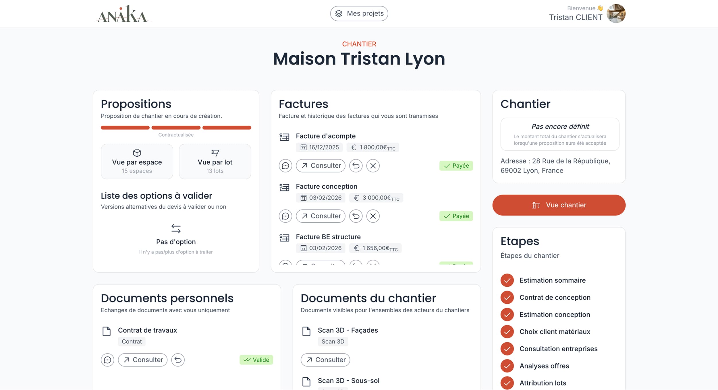 Orchestrer un chantier de la conception à la livraison — vue 1