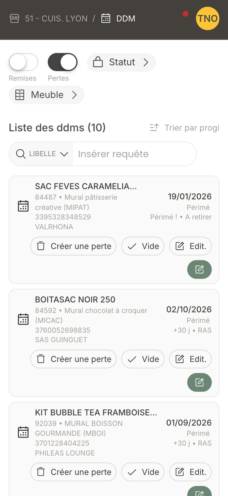 DDM — vue mobile 3