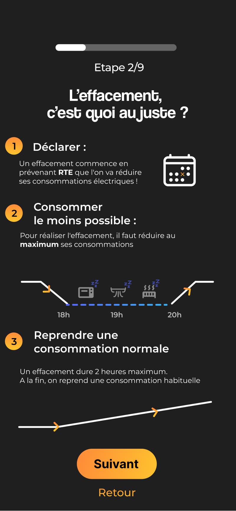 App citoyenne de réduction d'énergie — vue mobile 11