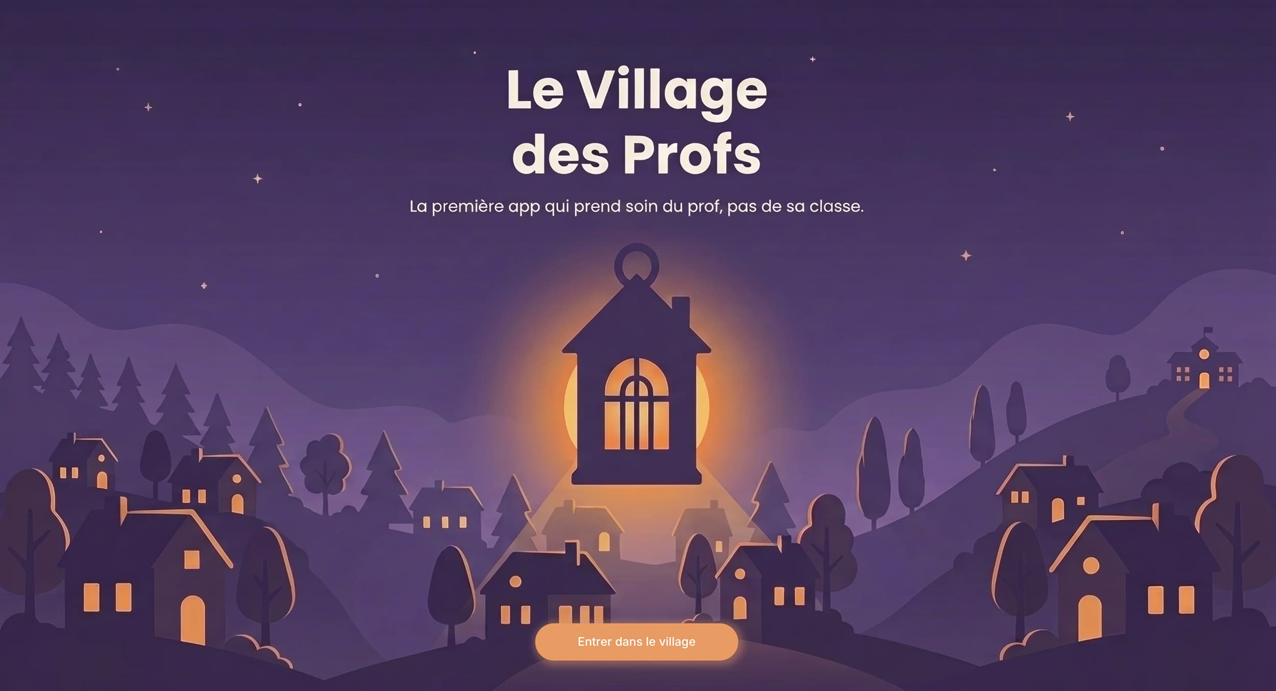 App communautaire pour les profs — vue 1